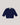 Bobbi Balloon Klassisk strik sweater Sweater Navy Blue