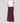 Bobbi Balloon Knæstrømper - Vintage Red Socks Merlot Red