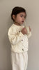 Bobbi Balloon Cardigan med Blomsterbroderi Cardigan Ivory