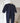 Bobbi Balloon Klassisk strik heldragt Jumpsuit Navy Blue